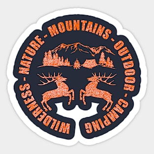 Outdoor camping wilderness Sticker